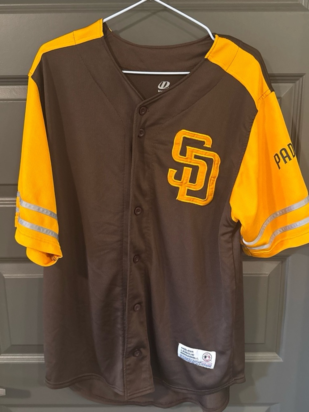 Vintage San Diego Padres Dynasty Series MLB Baseball Jersey Button Down Large